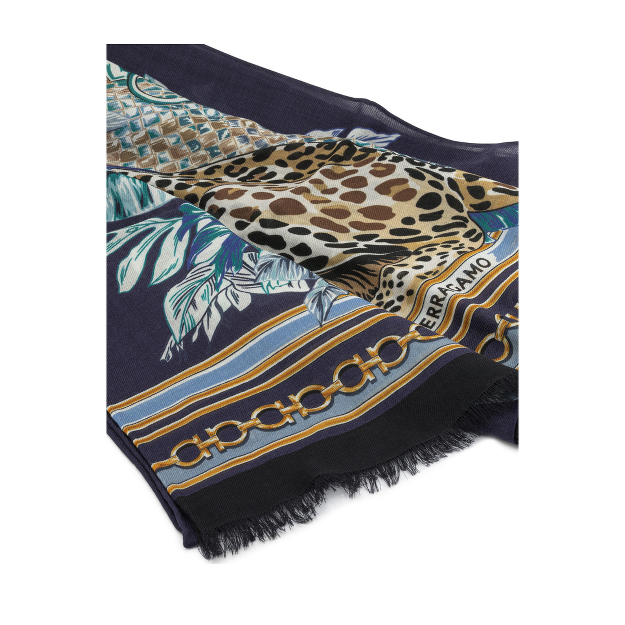 MAYFEYR - Ferragamo - Felini Fringed Scarf - 0796888