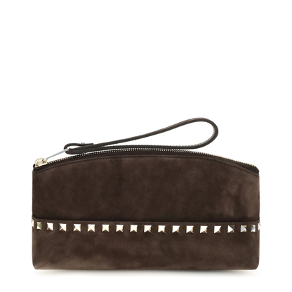 MAYFEYR - Valentino - Rockstud Suede Pouch - 9W2P0BB5KQQ