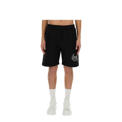 MAYFEYR - Alexander Mcqueen - Bermuda With Logo - 781880QXAAM1000
