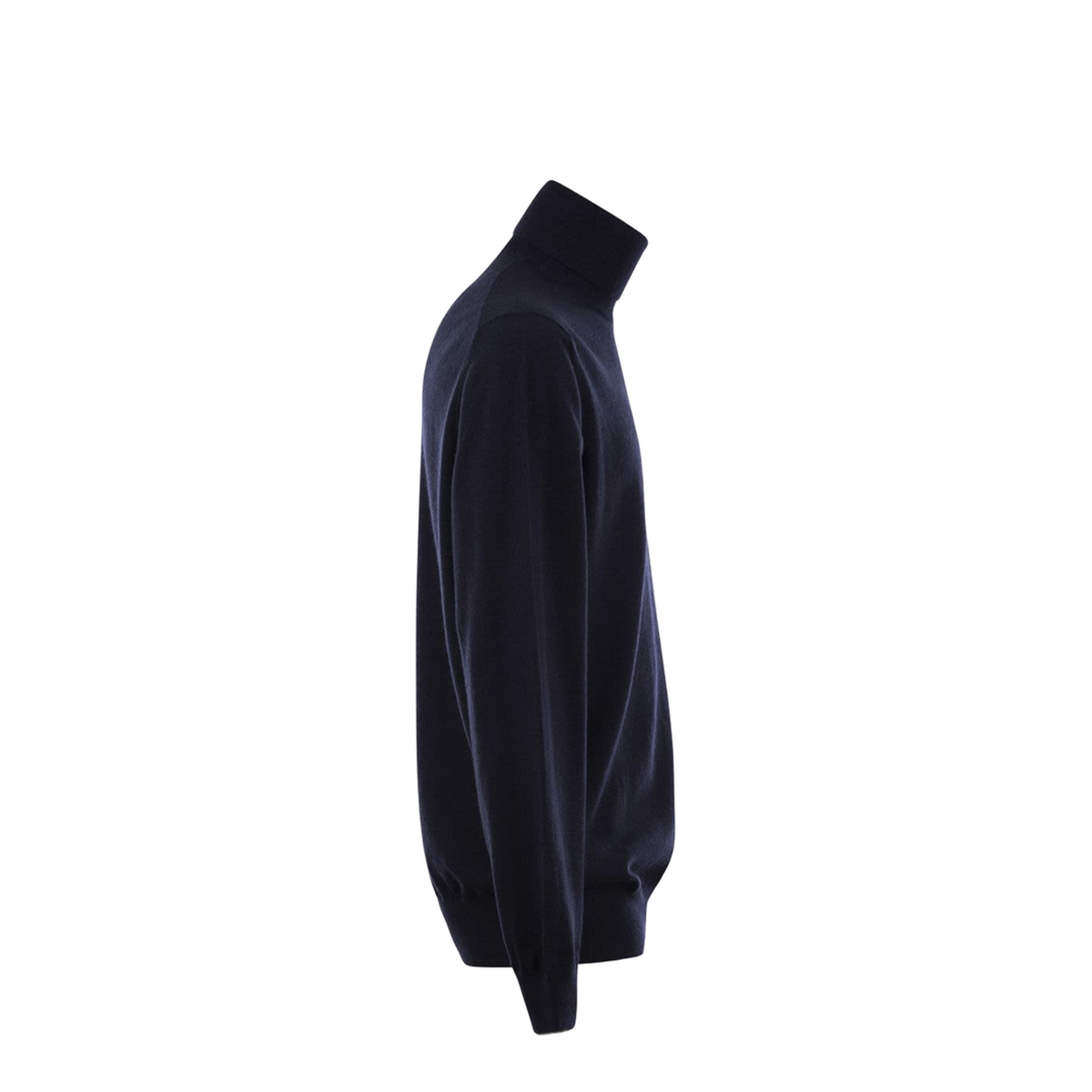 Blue Cashmere Turtleneck