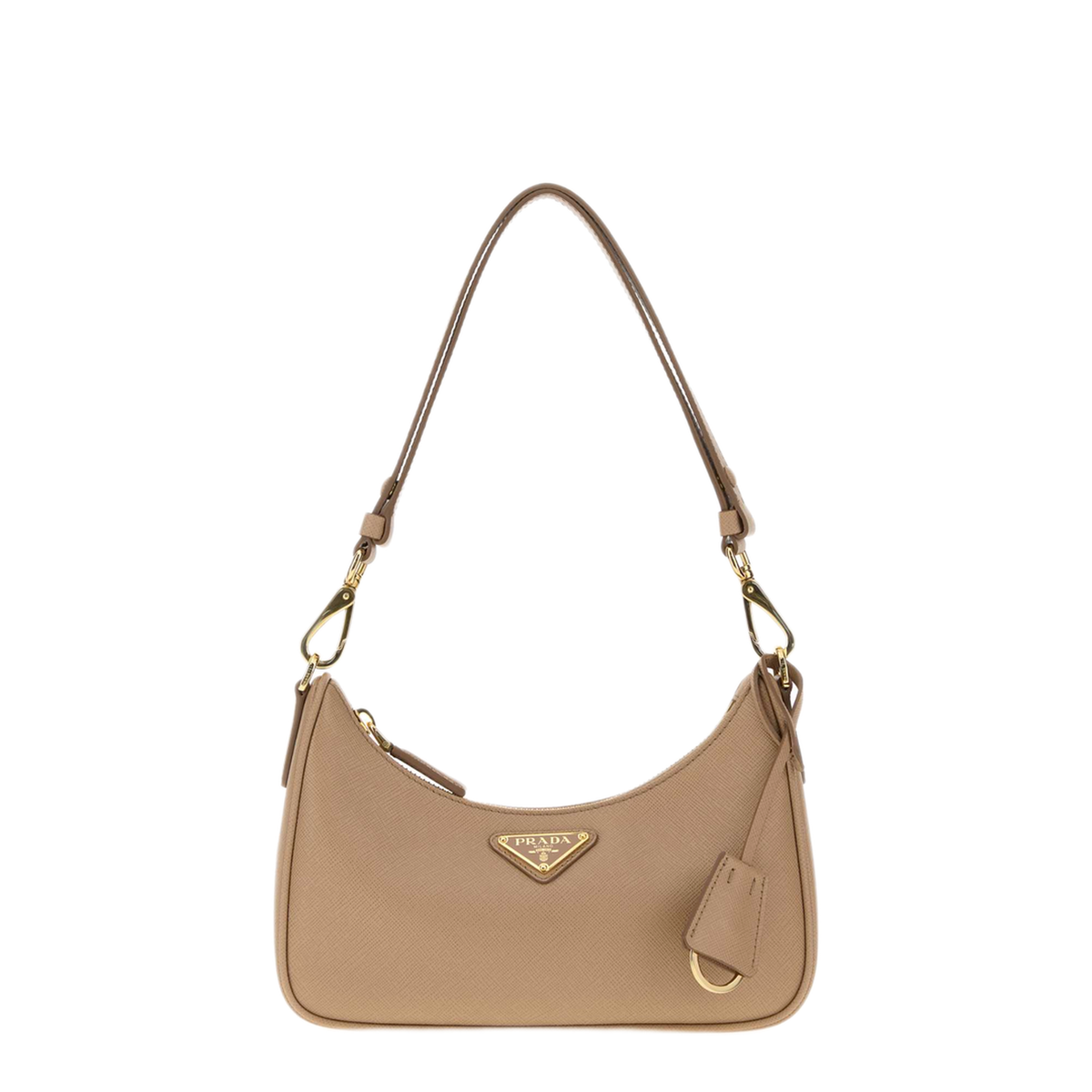 MAYFEYR - Prada - Beige Leather Mini Shoulder Bag - 1BC204VDOMNZVF0MUH