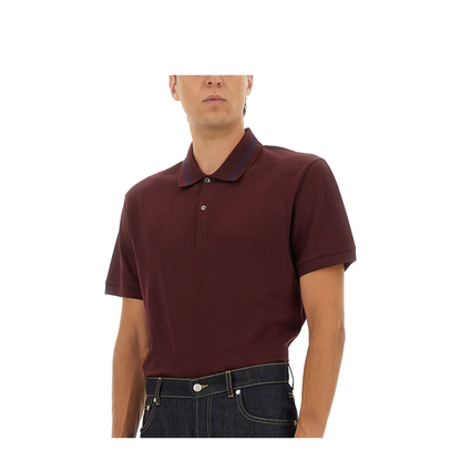 Polo Shirt with Logo on the Collar