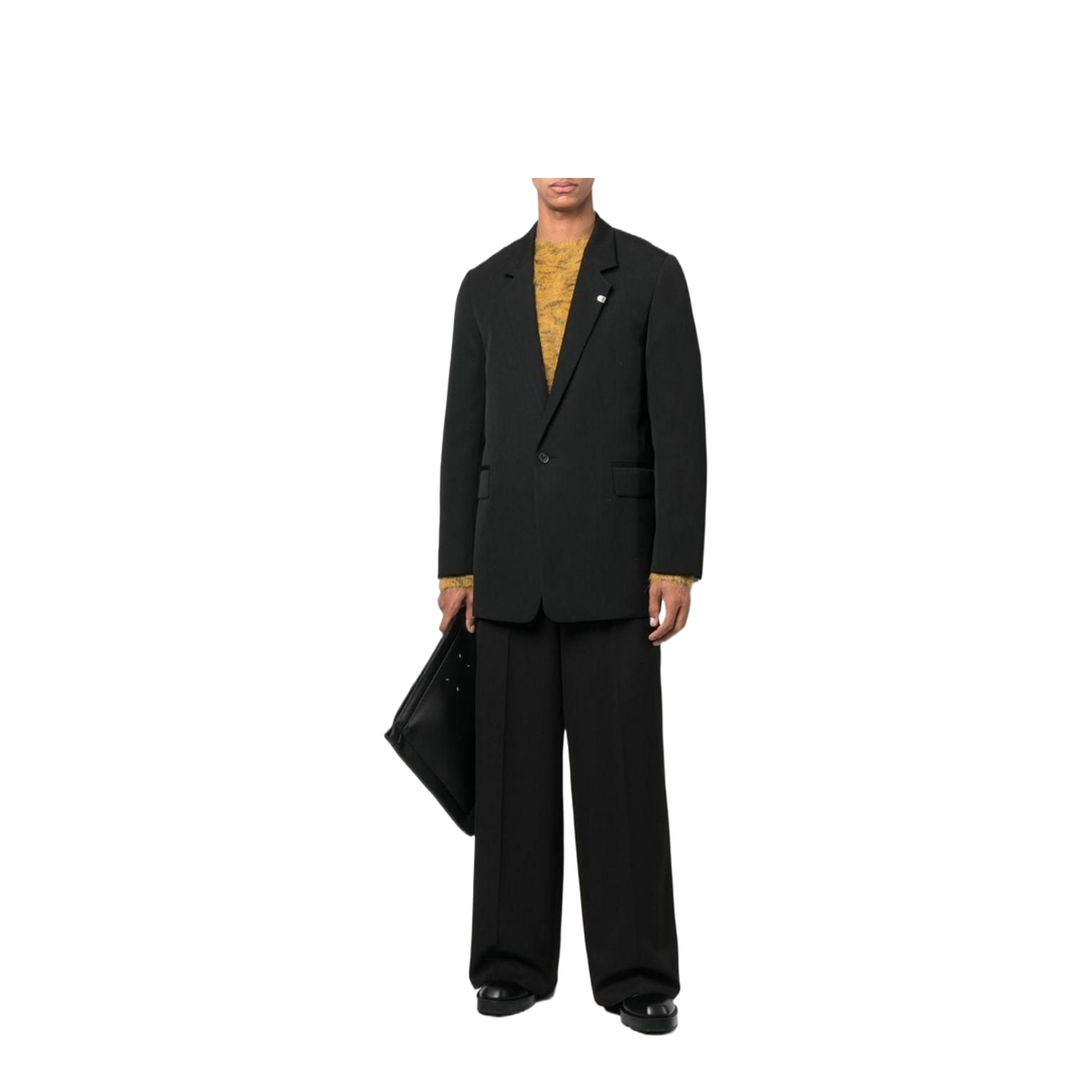 Single Breasted Blazer Black