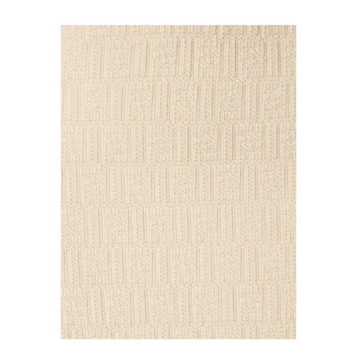 Light Beige Cotton And Silk Skirt
