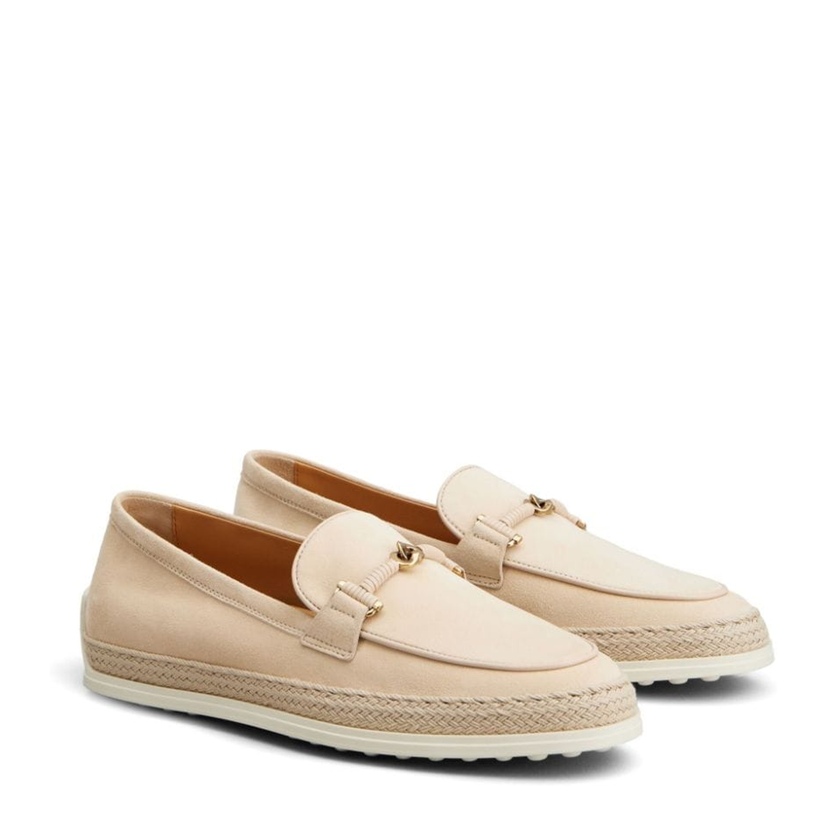 Gomma Leather Loafers in Sand Beige