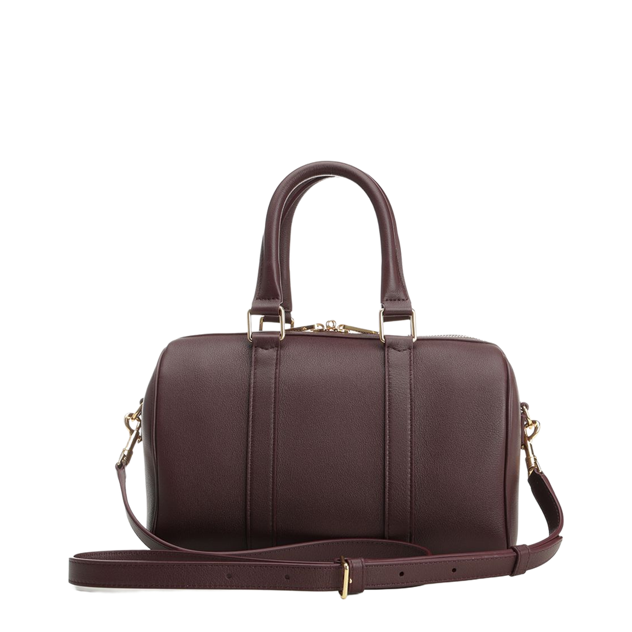 Boston Satchel Bag Handbags Bordeaux