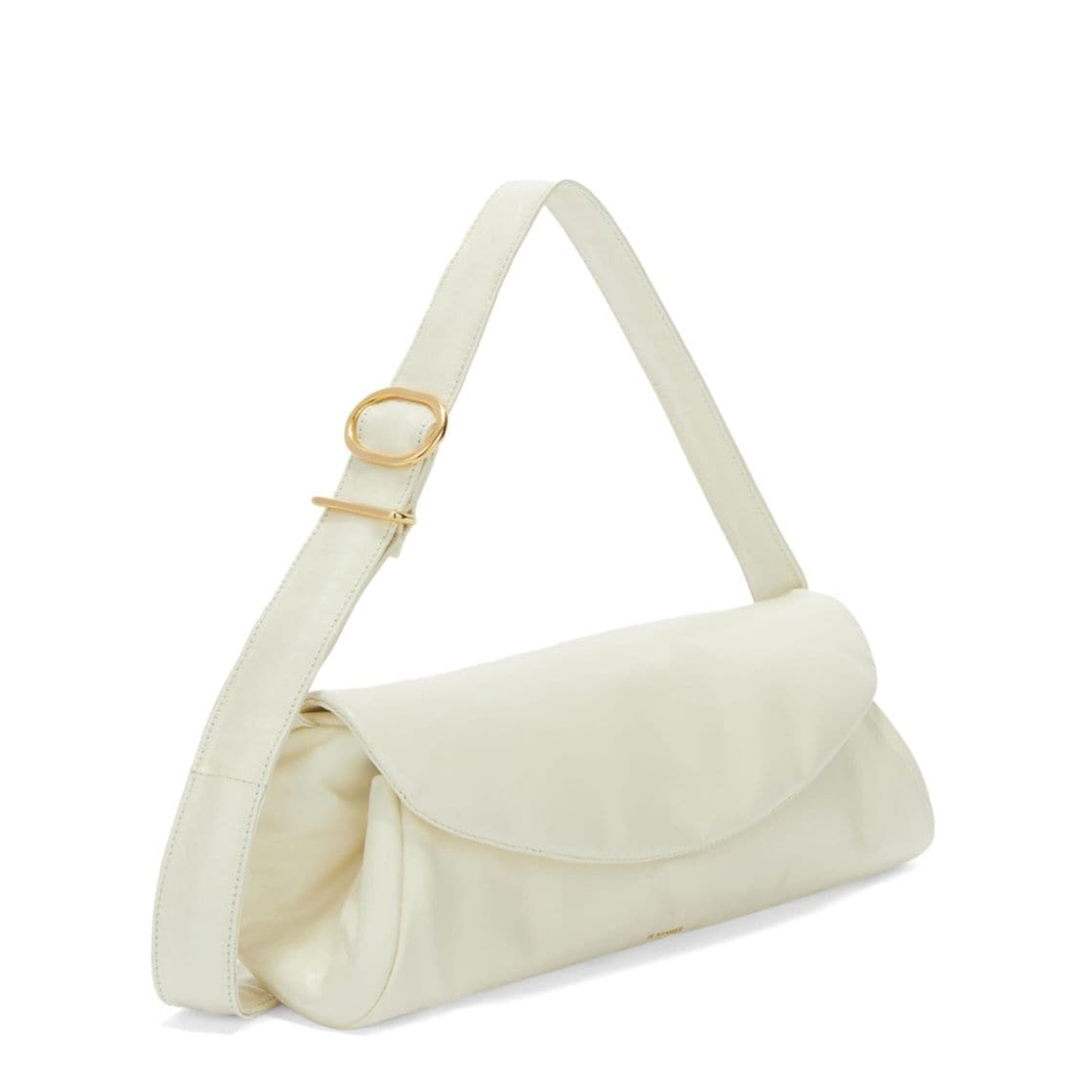 Cannolo Padded Large Leather Shoulder Bag