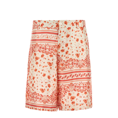 MAYFEYR - Fendi - Printed Silk Bermuda Shorts - FB1014AUVQF0D4T