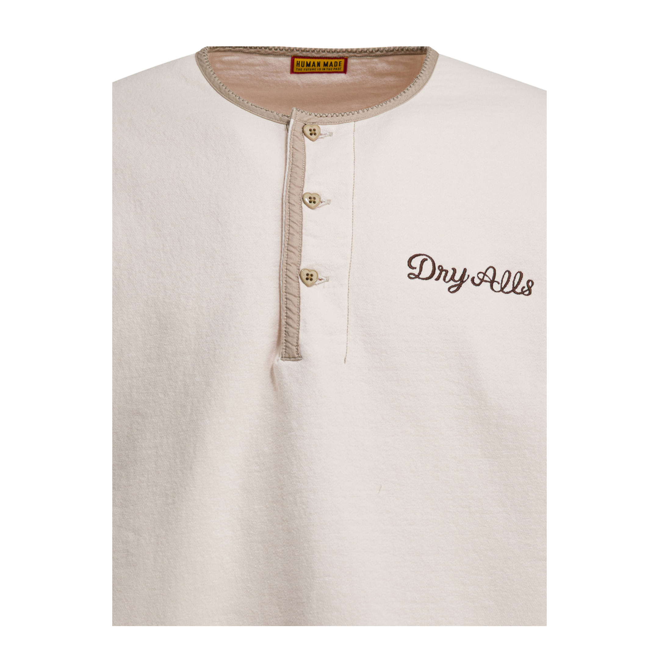 MAYFEYR - Human Made - Henley Sweatshirt - HM30CS012WHITE