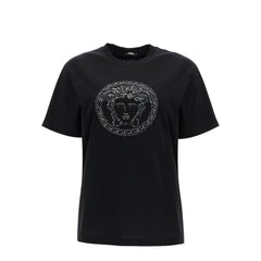 Versace medusa embroidered t-shirt