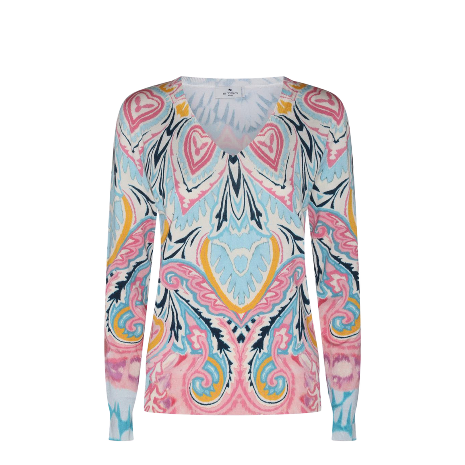 Multicolour Silk Blend Jumper