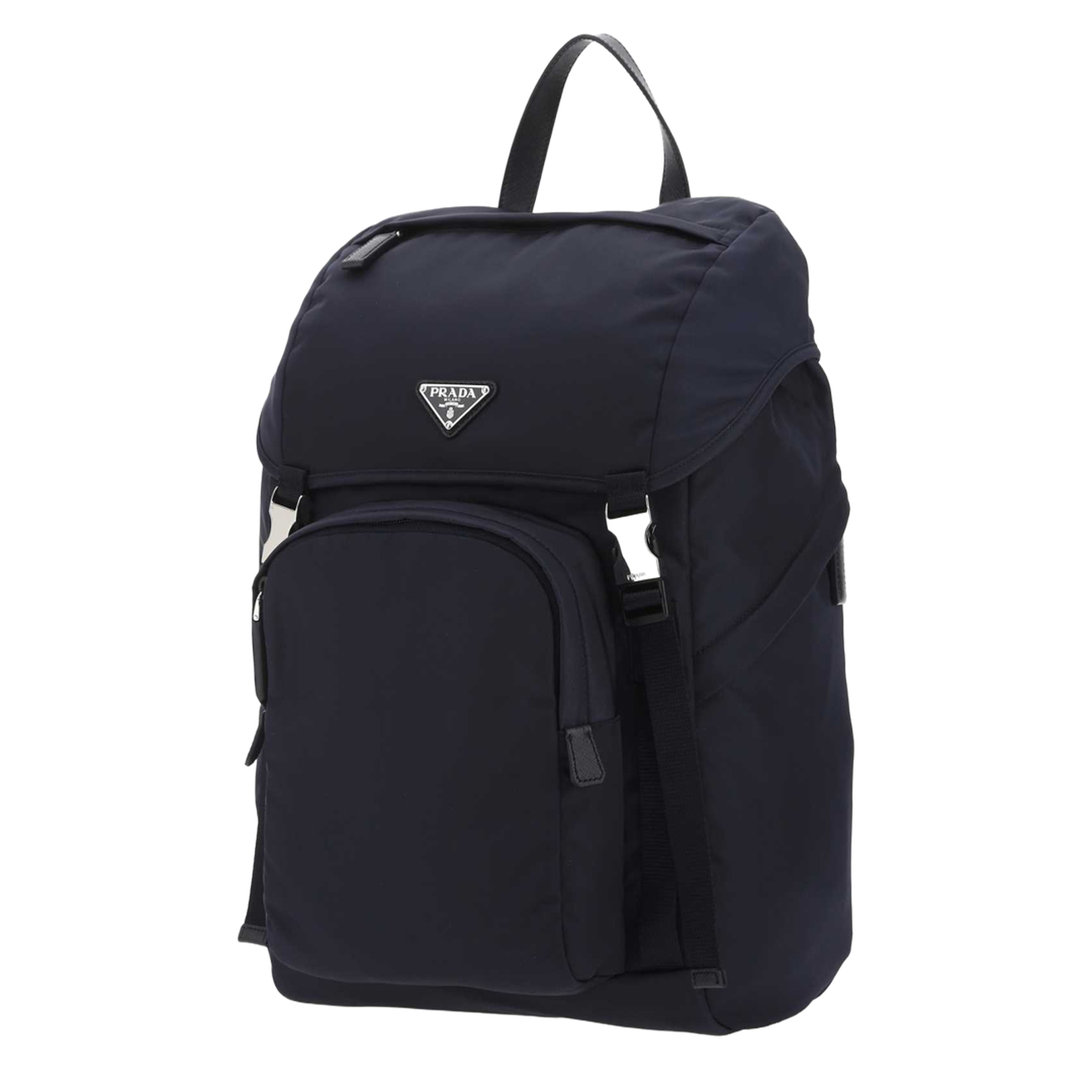 Re-Nylon Backpack with Saffiano Details