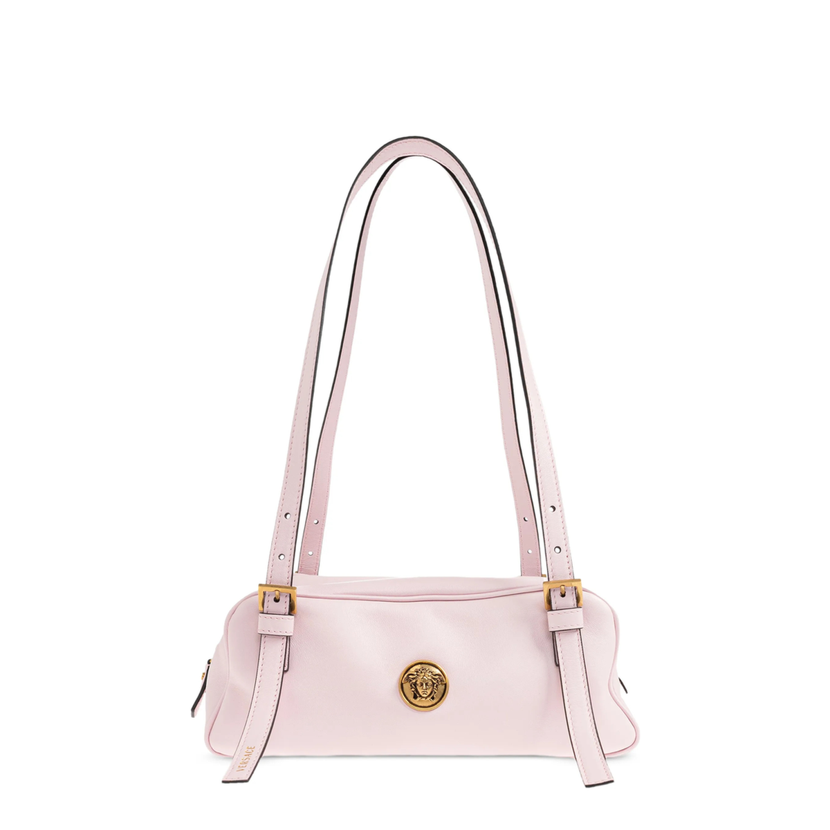 Emblème Nappa Leather Bowling Bag - Pink
