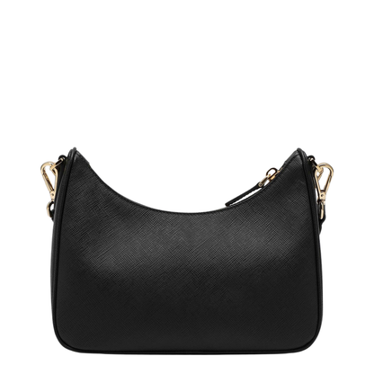Re-Edition 2005 Mini Saffiano Leather Shoulder Bag - Black