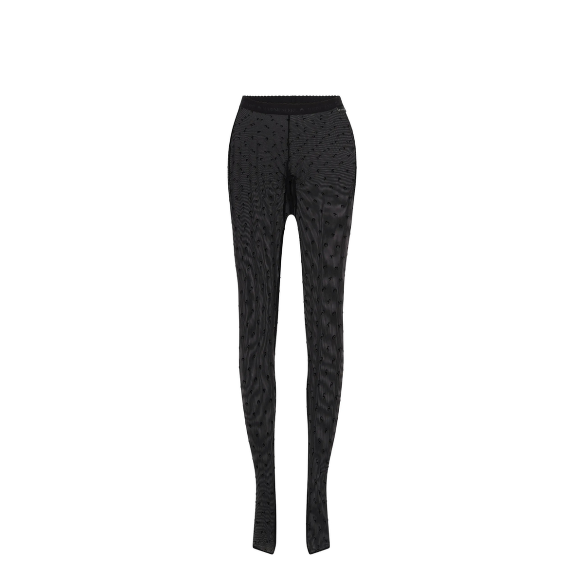 MAYFEYR - Marine Serre - High Waisted Tights - WUW034ACJER0107BK99