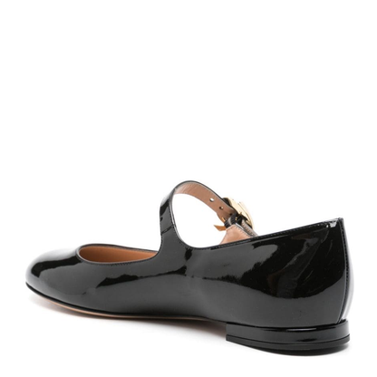 Mary Ribbon 05 Patent Leather Ballet Flats