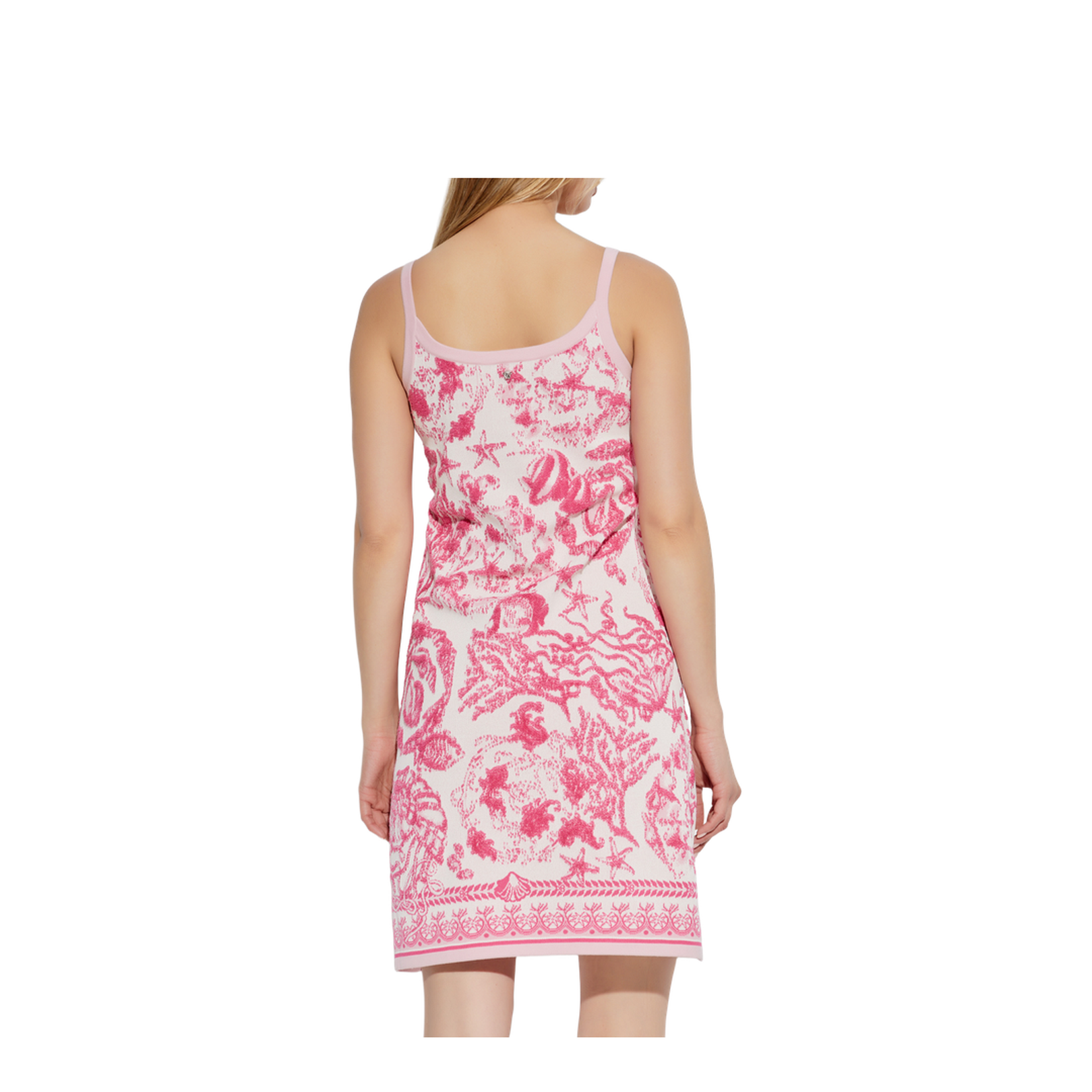 Underwater Barocco Knit A-Line Dress