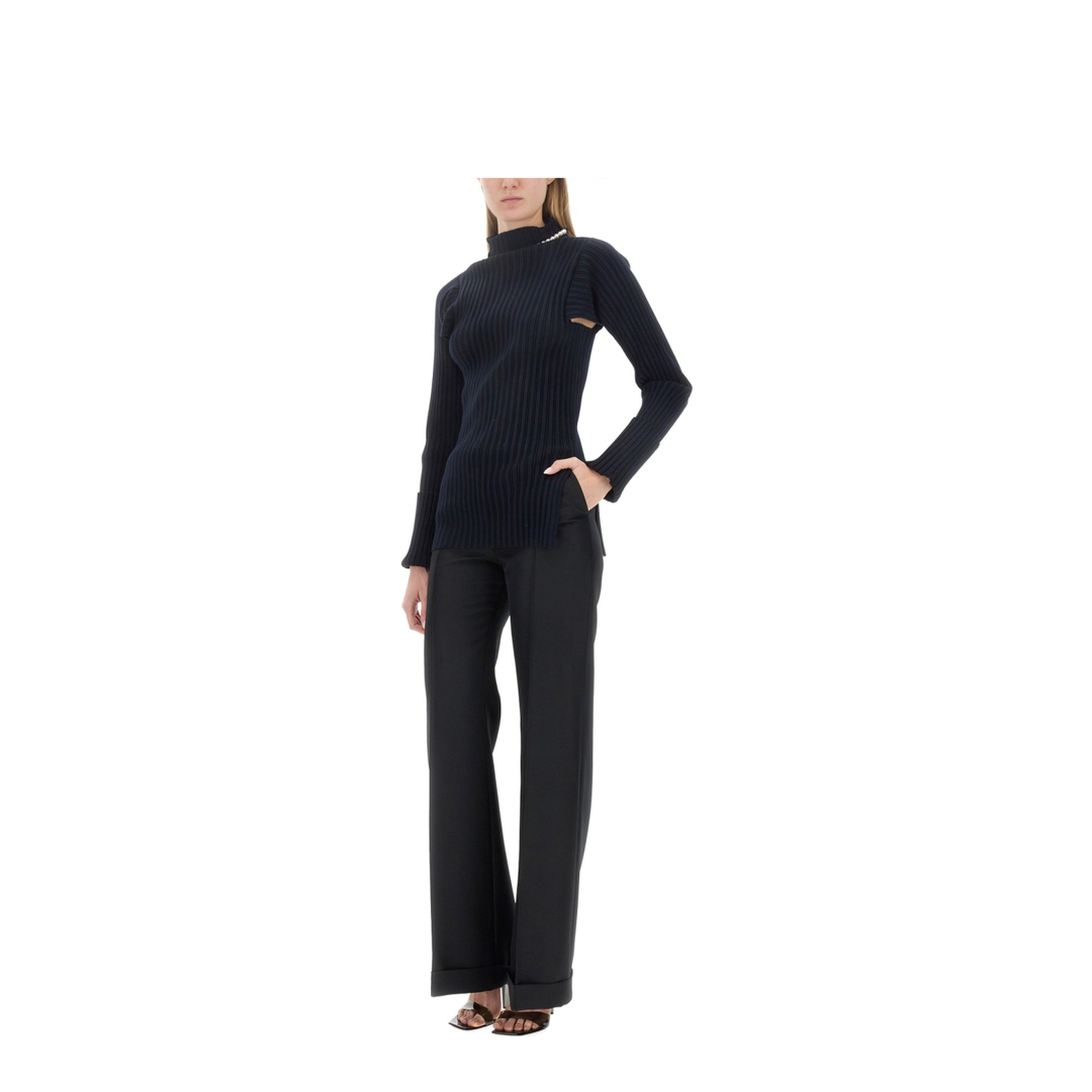 MAYFEYR - PHILOSOPHY DI LORENZO SERAFINI - Ribbed Stretch Knit - 090271030510