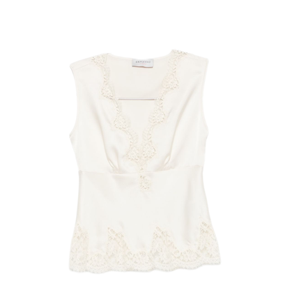 MAYFEYR - Ermanno Firenze - Top White - D49EL021EL0MF333