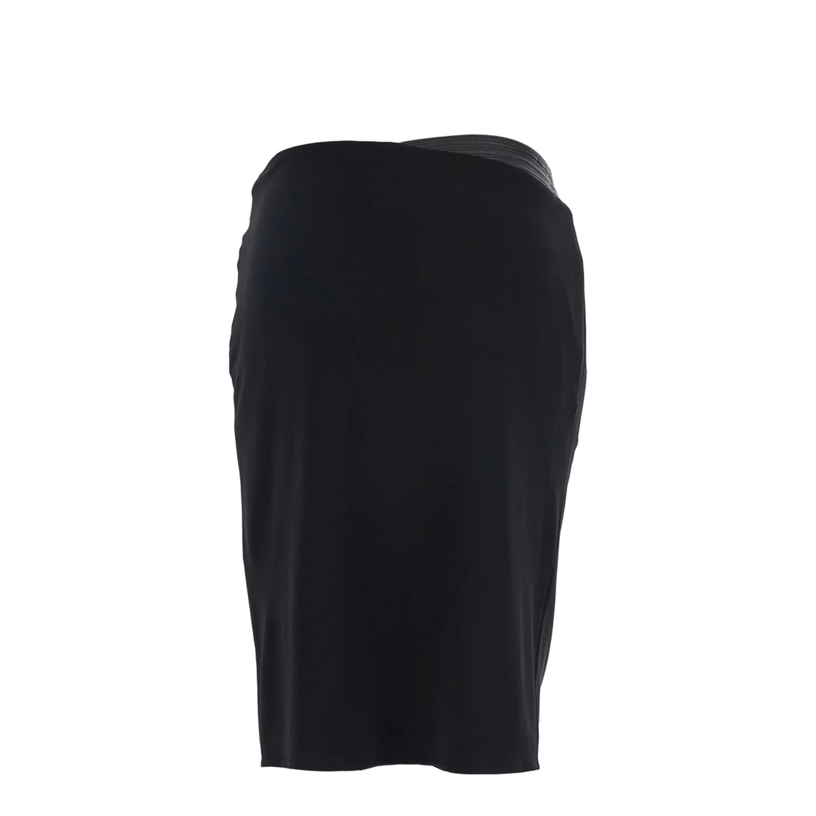 Stretch Viscose Midi Skirt