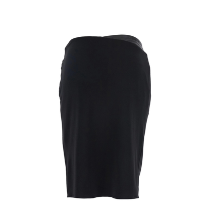 Stretch Viscose Midi Skirt