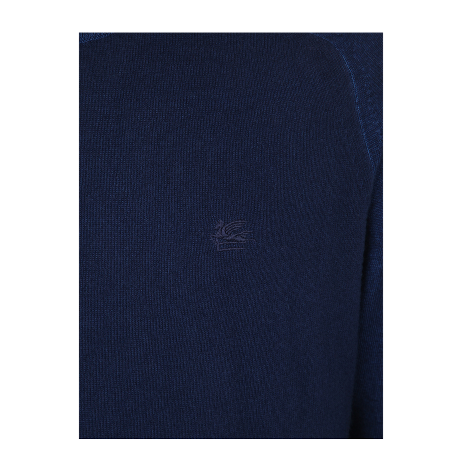 Logo-Embroidered Jumper in Midnight Blue