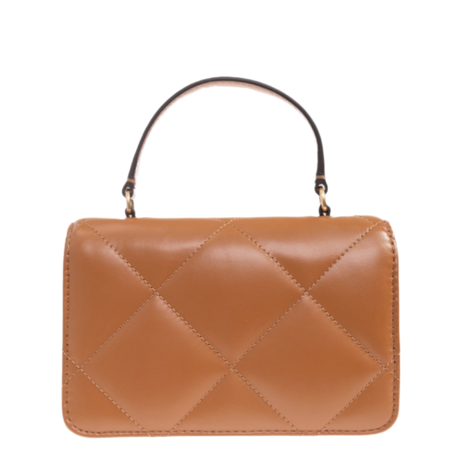 Mini Kira Diamond Quilt Top-Handle Chain Wallet