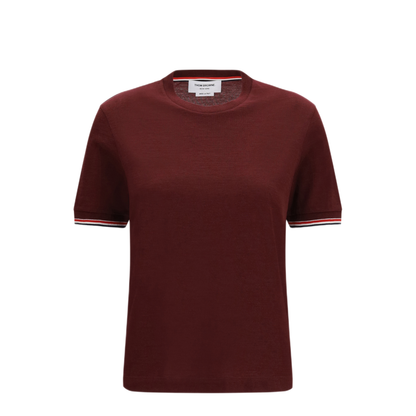 MAYFEYR - Thom Browne - Wool Blend T Shirt - FJS232AJ0301615