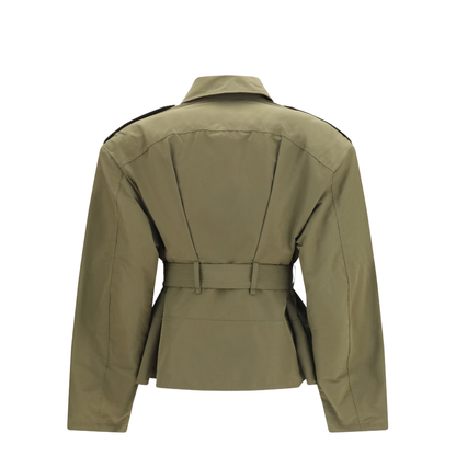 MAYFEYR - Alexander Mcqueen - Cropped Belted High-Neck Jacket - 875815QEAHY