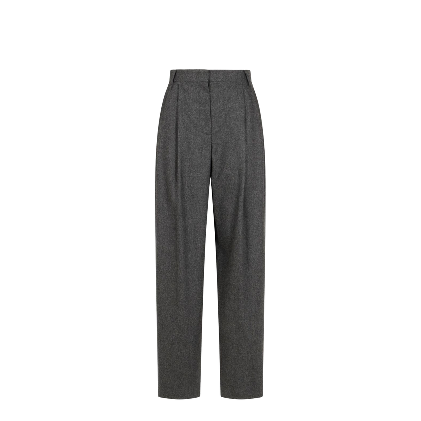 Wool Checked Trousers