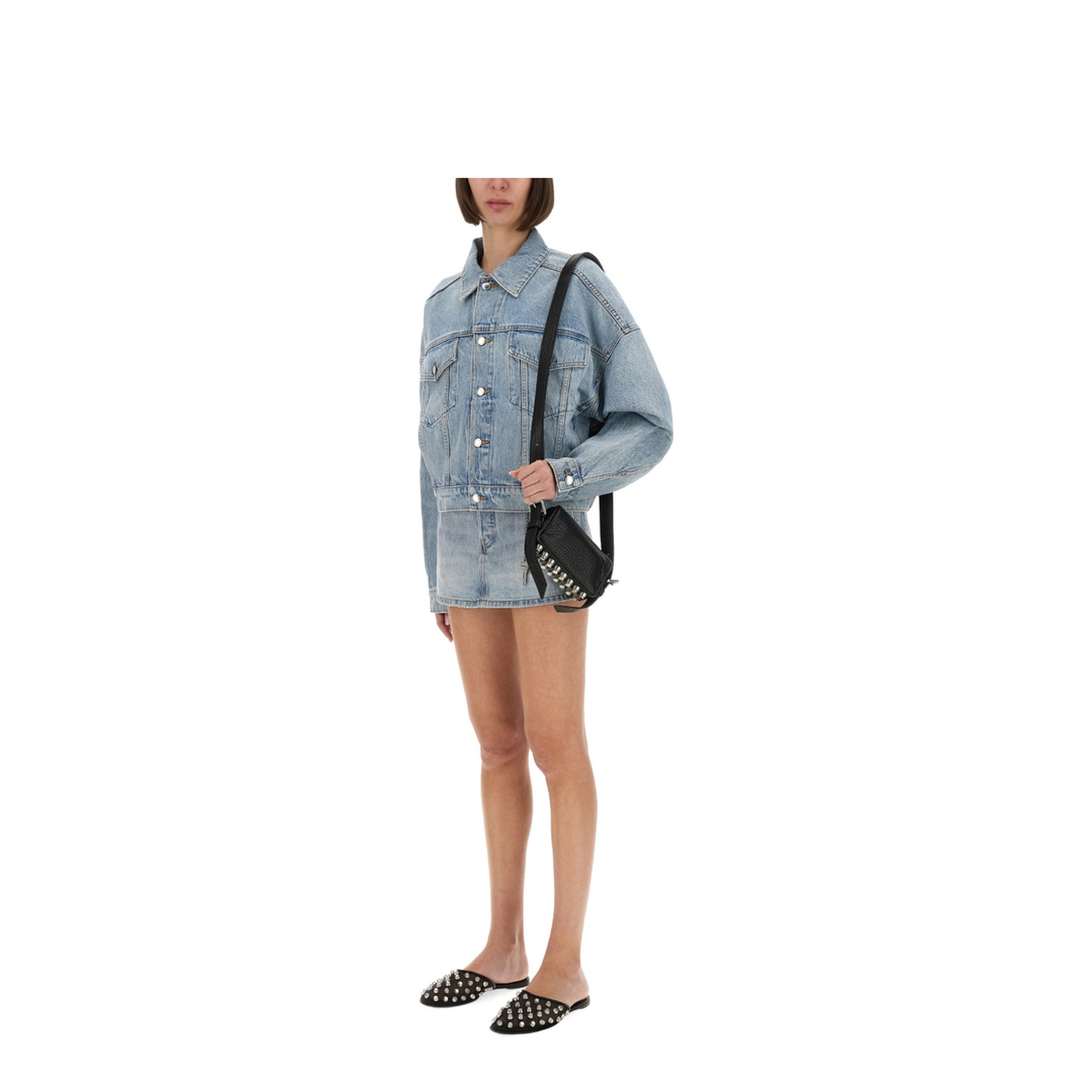 MAYFEYR - Alexander Wang - Denim Clip-On Trucker Jacket - 4DC3252777470C