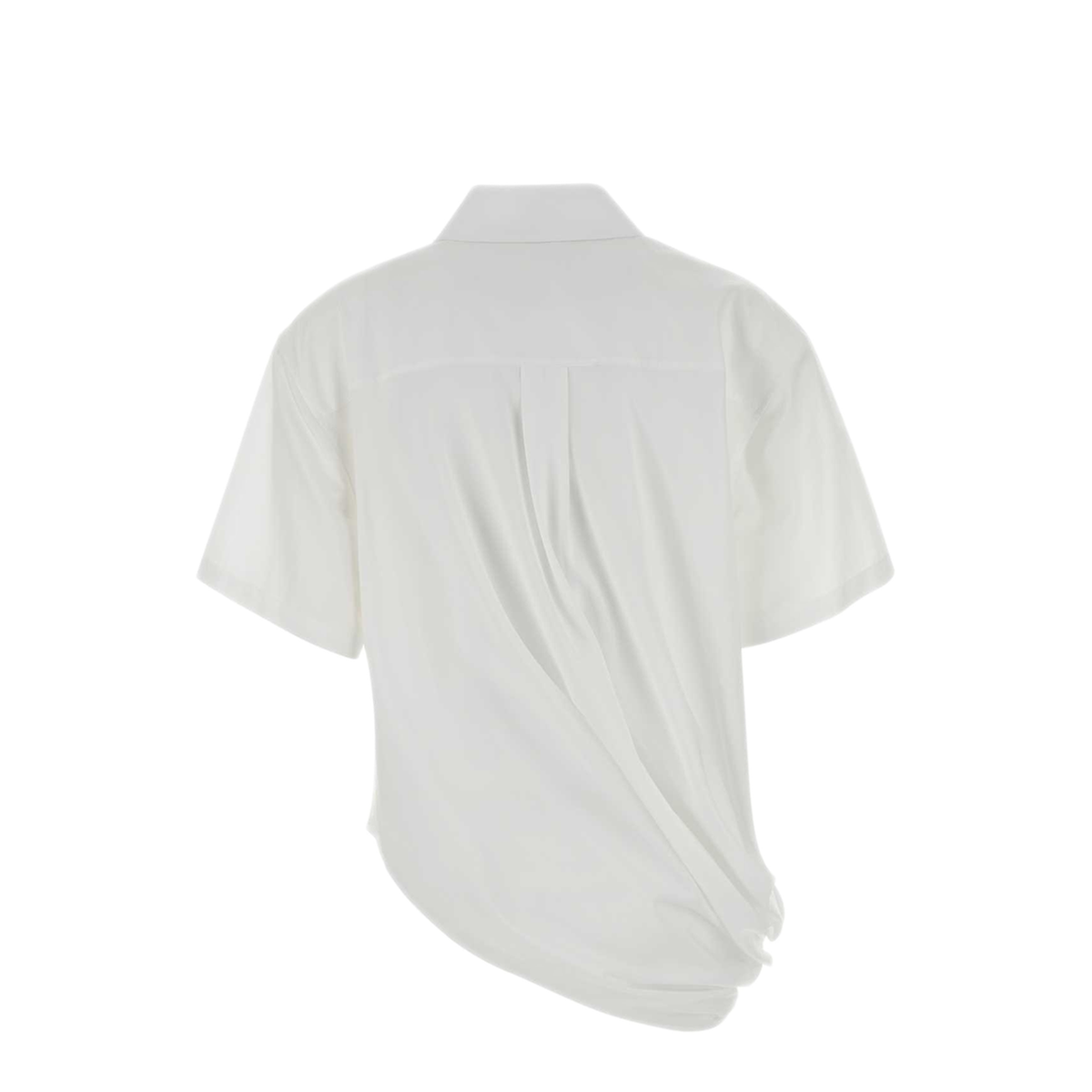MAYFEYR - Loewe - Short Sleeve Draped Shirt - S540Y05XD2WHITE