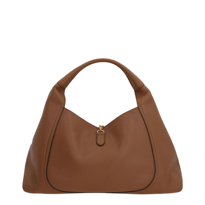 Softbit Maxi Leather Shoulder Bags - Brown