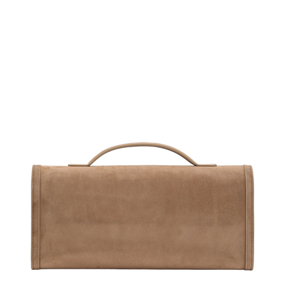 Suede Leather Clutch Bag