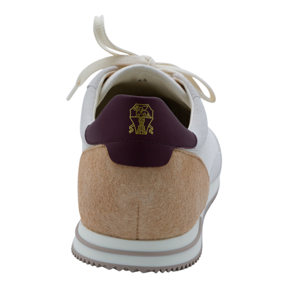 Sneaker with Suede Details