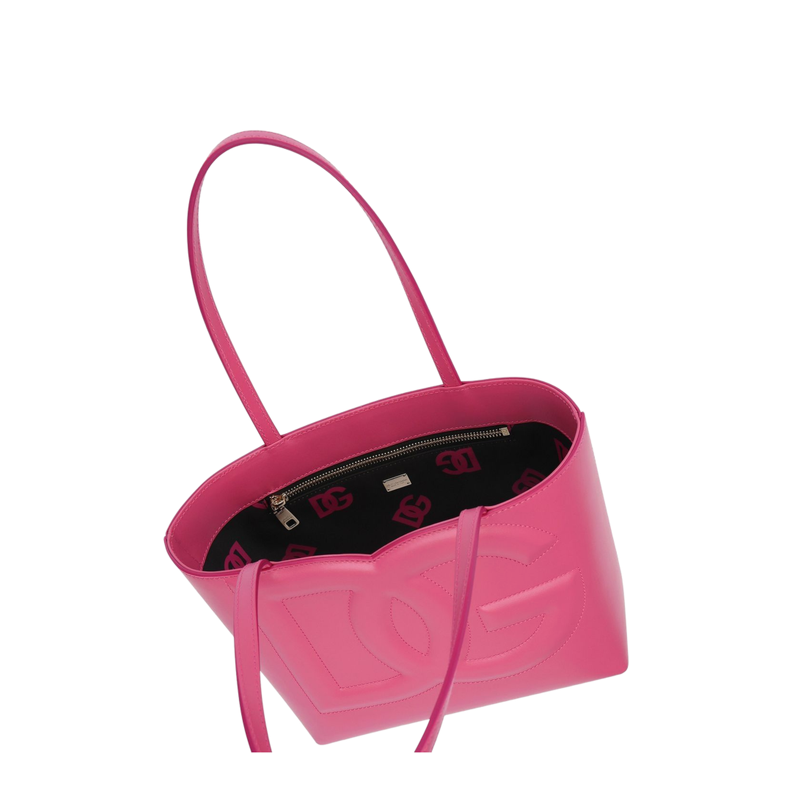 Calfskin DG Logo Bag Shopper in Lilac