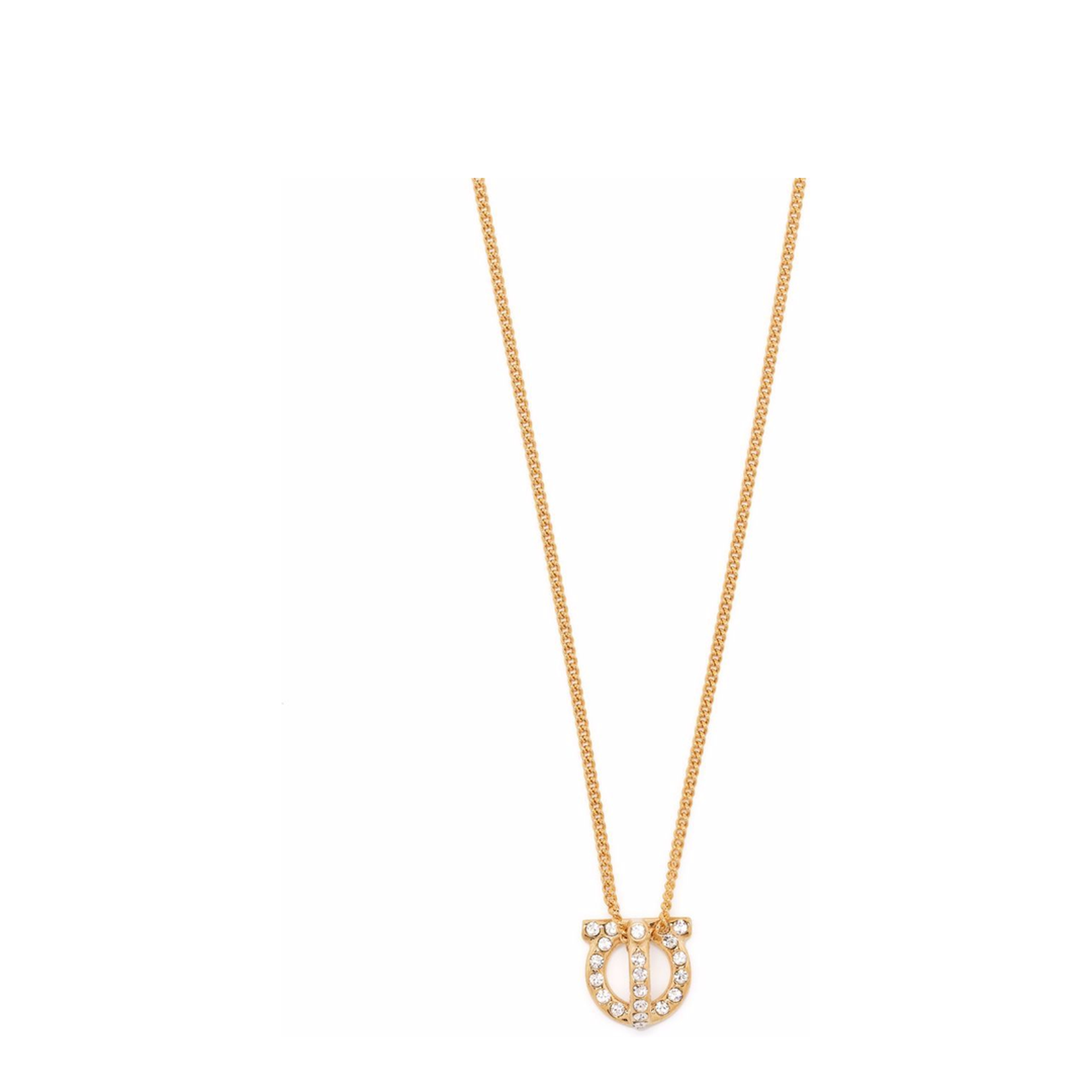 Gancini Necklace With Strass
