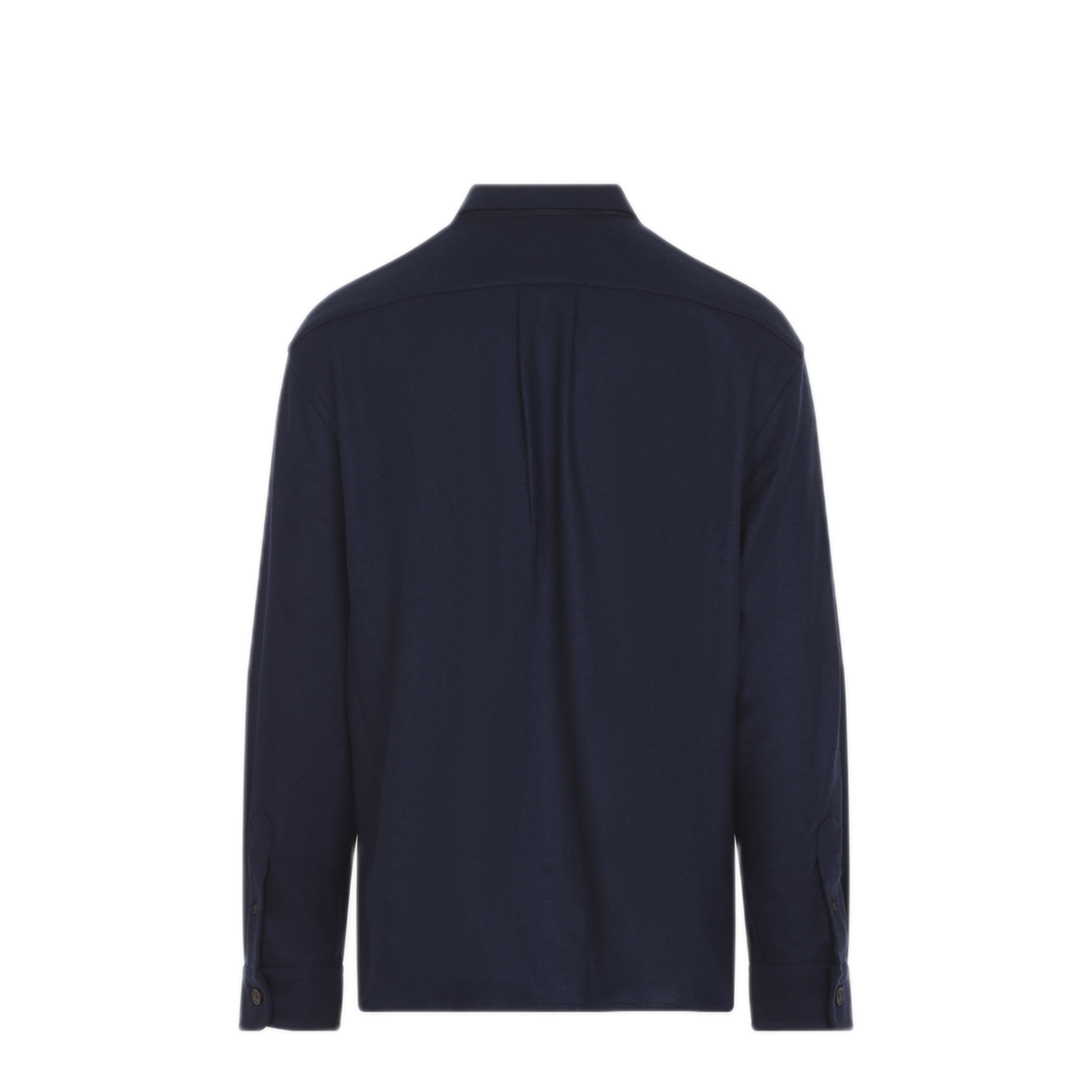 MAYFEYR - RALPH LAUREN PURPLE LABEL - Navy Cashmere Sport Shirt - 790P22480001NAVY