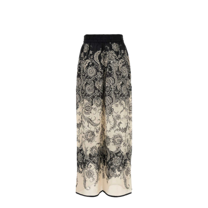 Printed silk Rhiannon pant