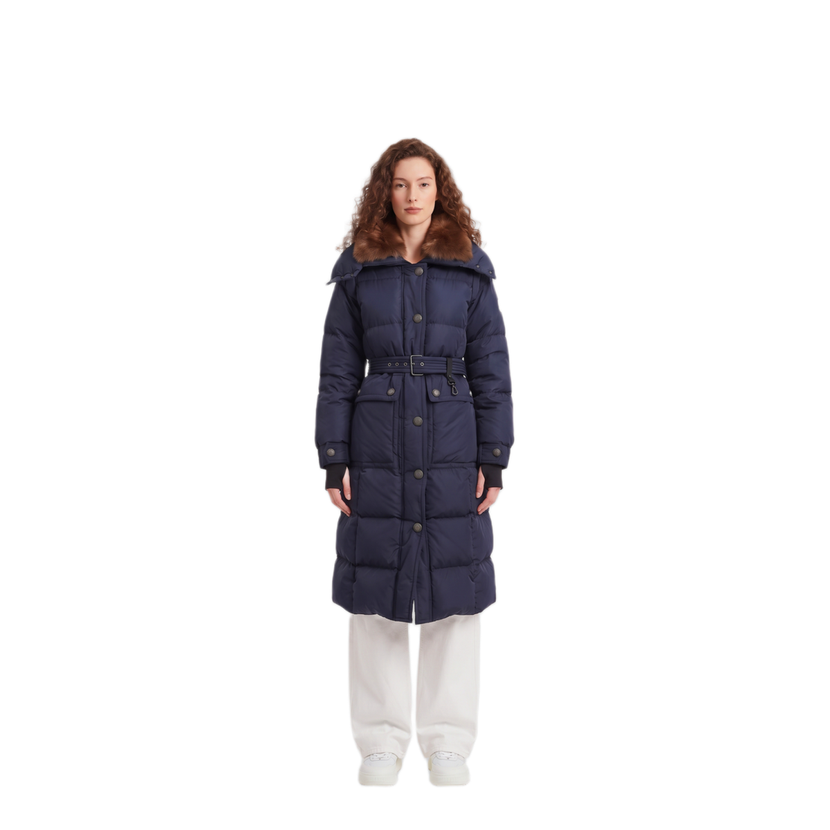 MAYFEYR - Moncler - Gelissette Long Down Jacket With Shearling - L20981C000015987674S