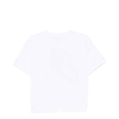 Cotton-Jersey T-Shirt with Oversized Lurex Logo