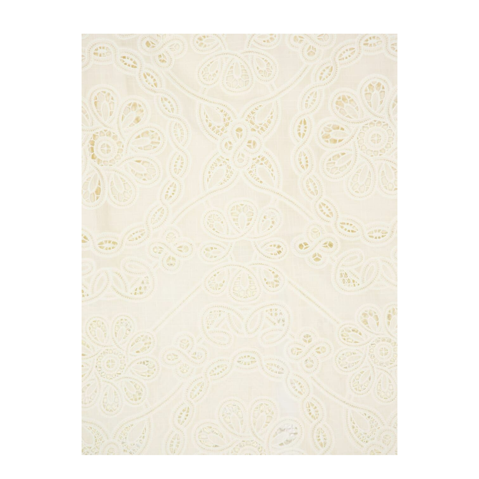Embroidered Dress Ivory