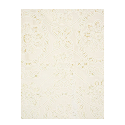 Embroidered Dress Ivory