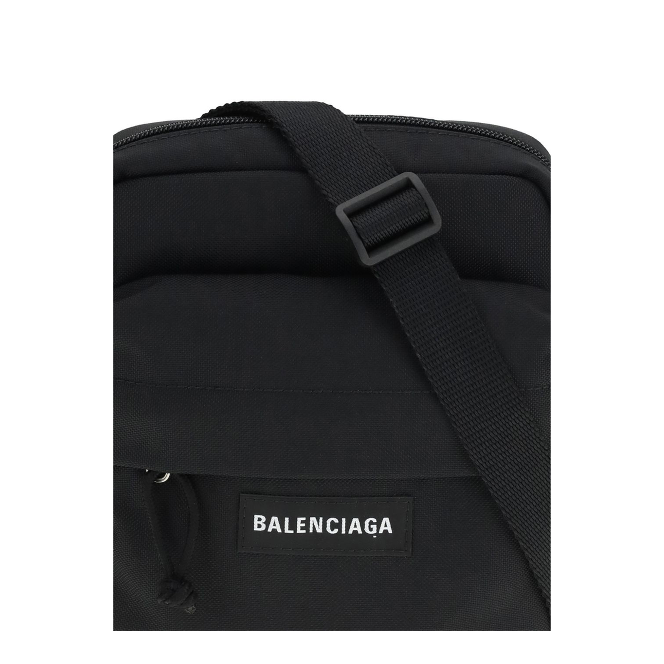 Explorer Recycled Nylon Crossbody Pouch - Black