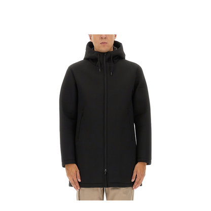 Long Parka in Three Layers Scuba