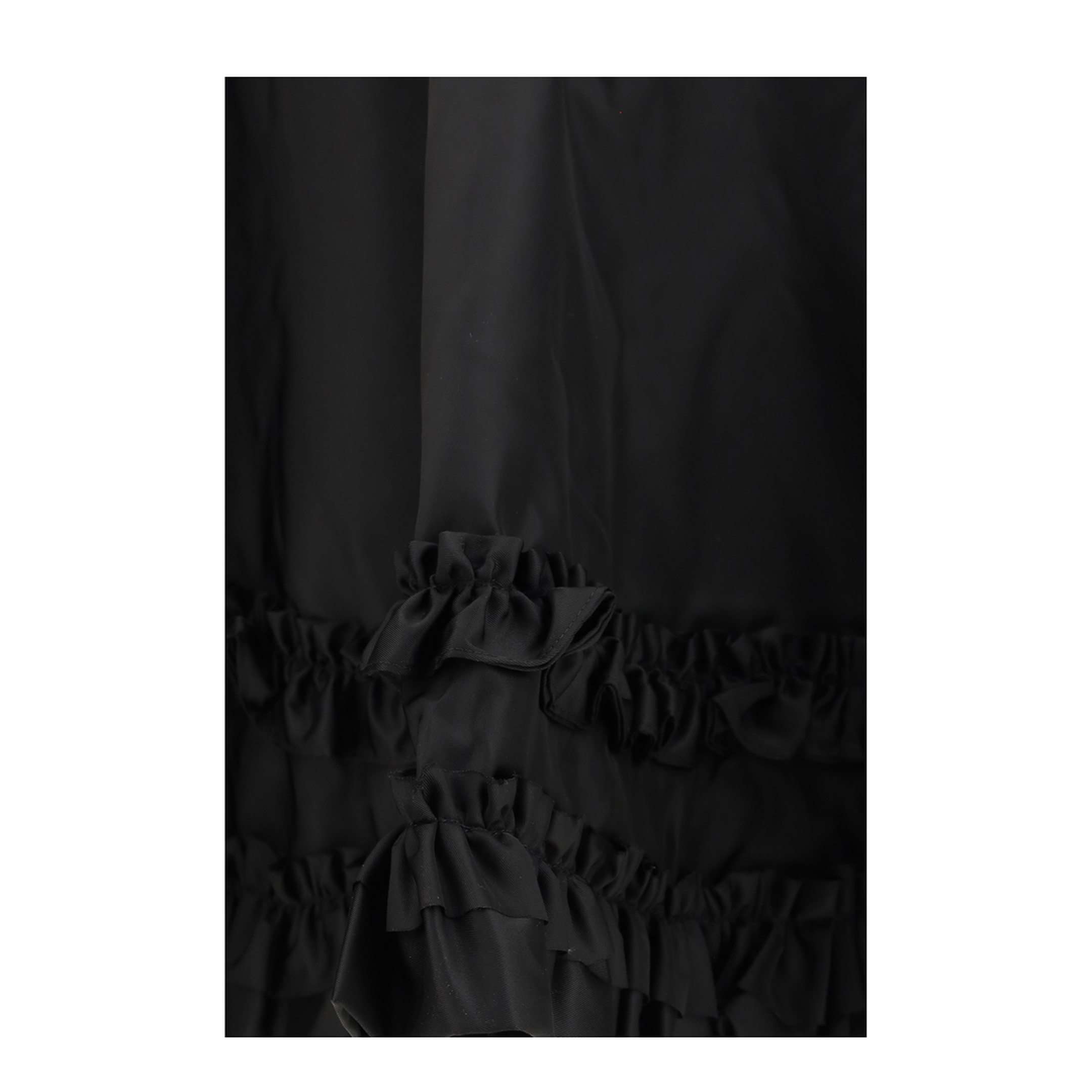 MAYFEYR - Ganni - Duchesse Nylon Mini Frill Skirt - A1090079
