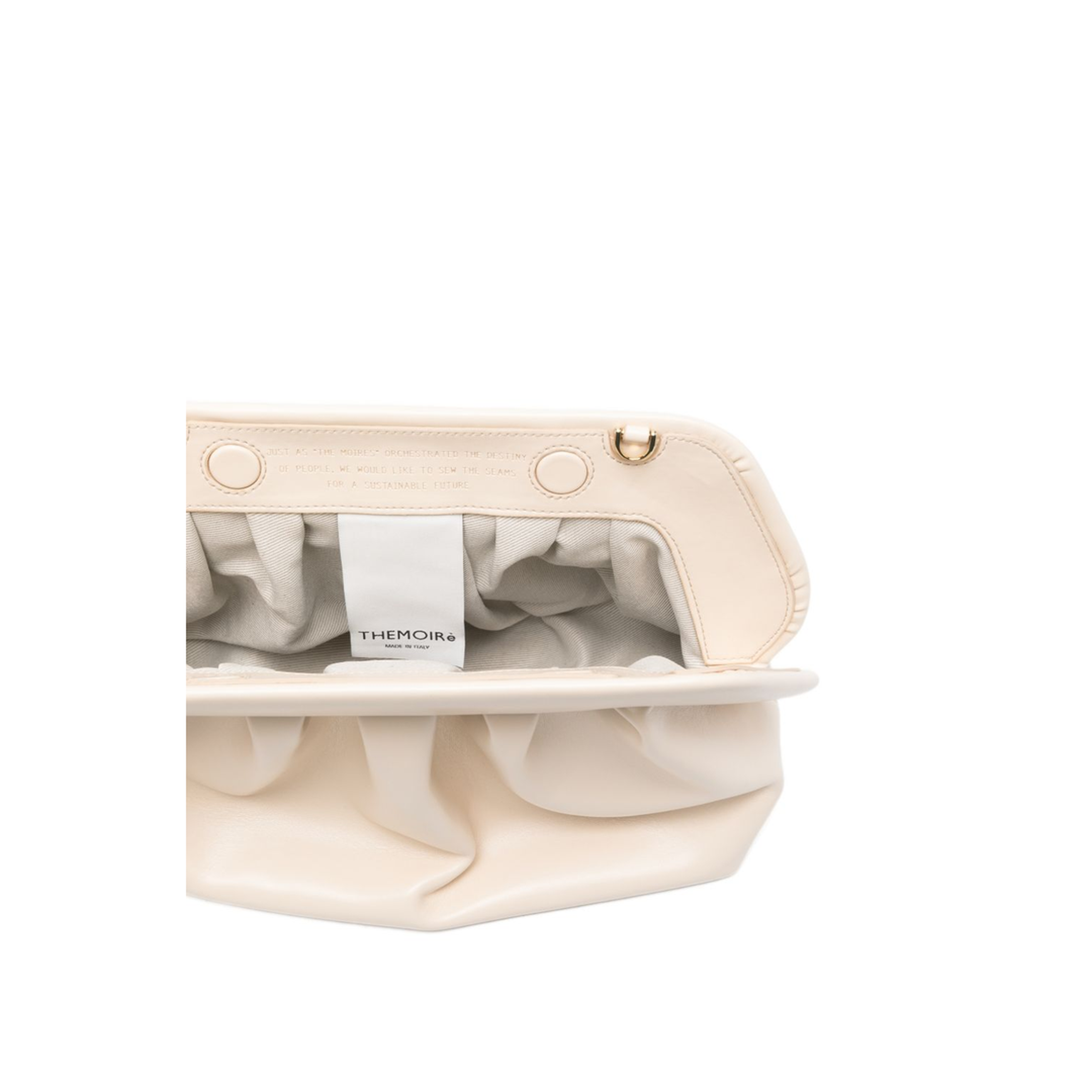 Bios One Size Satin Clutch - Butter Cream