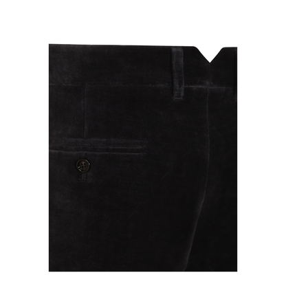 Cotton and Linen Blend Trousers