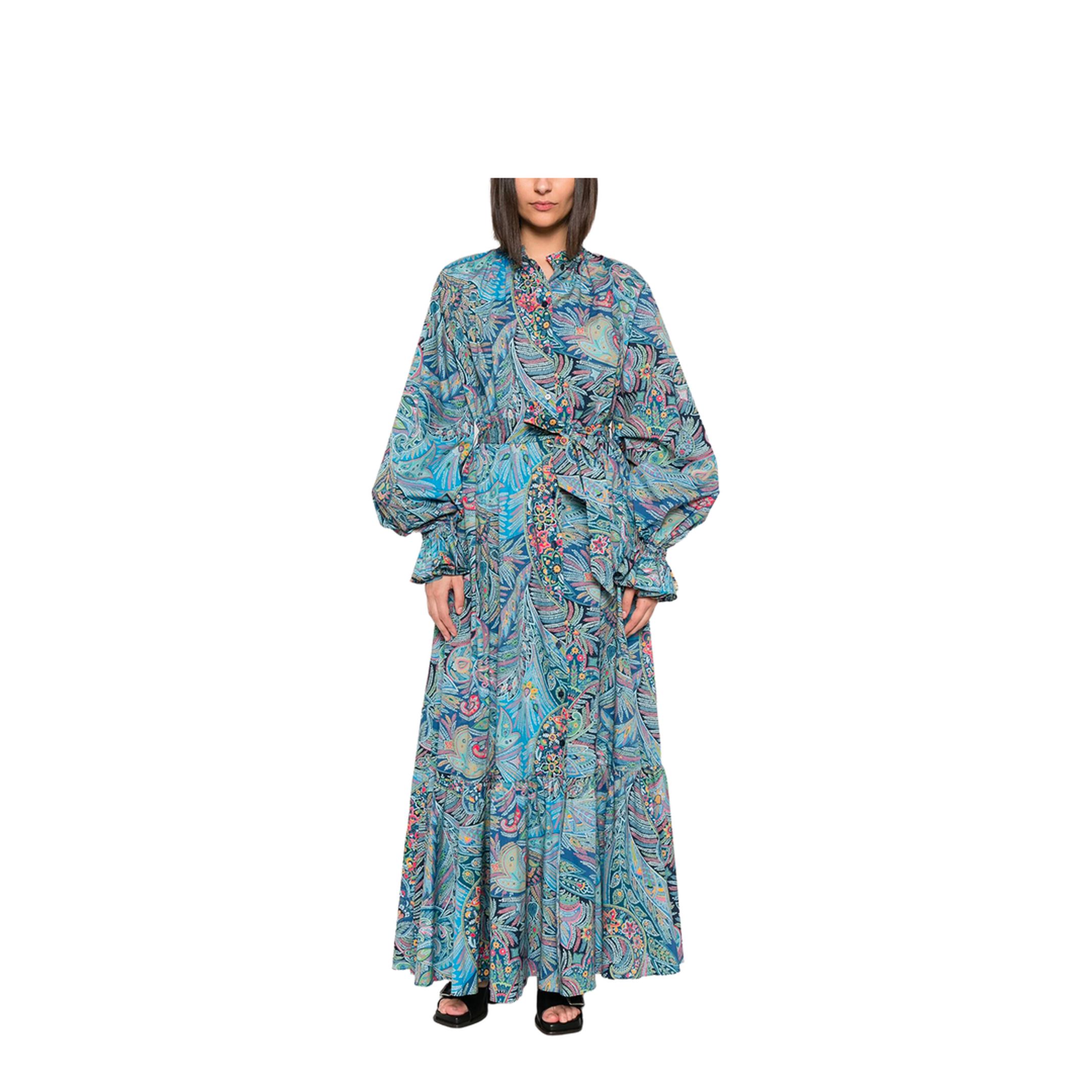 MAYFEYR - Etro - Paisley Print Cotton-Blend Shirt Dress - WRHA063199SAEI4