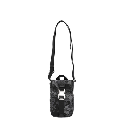 GG Canvas Mini Canvas Crossbody - Black/Grey Camouflage
